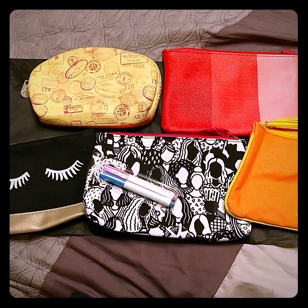 Ipsy Bag Bundle - 5 Cosmetic Cases